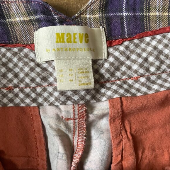 Maeve by Anthropologie Floral Wide Leg Pants Women’s 12 High Rise Retro - Picture 6 of 11